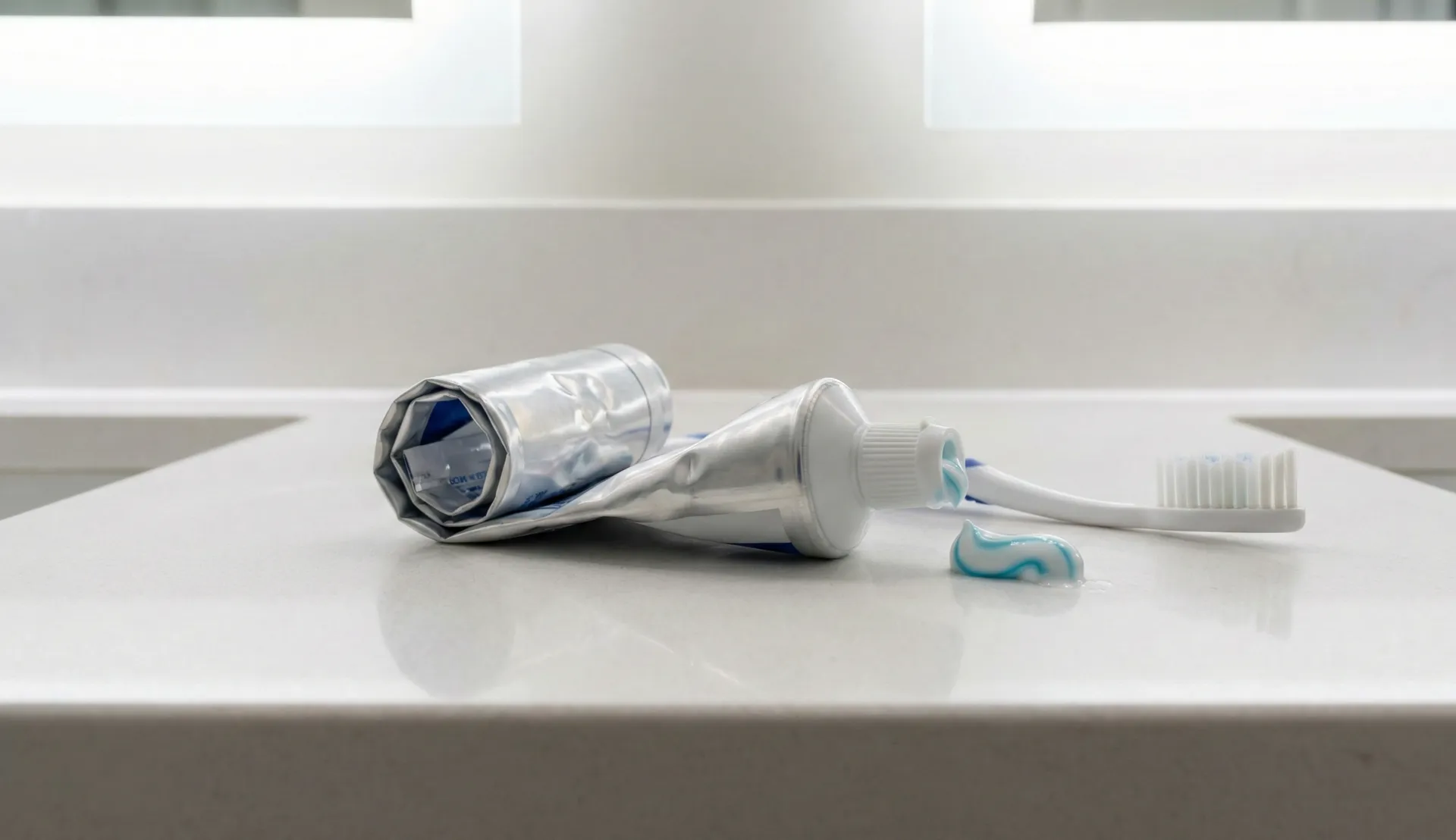 The toothpaste tube you've rolled, folded, and squeezed flat